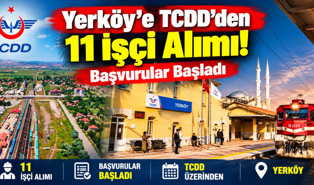 TCDD Taşımacılık AŞ, Türkiye genelindeki işyerlerinde görevlendirilmek üzere 166 daimi