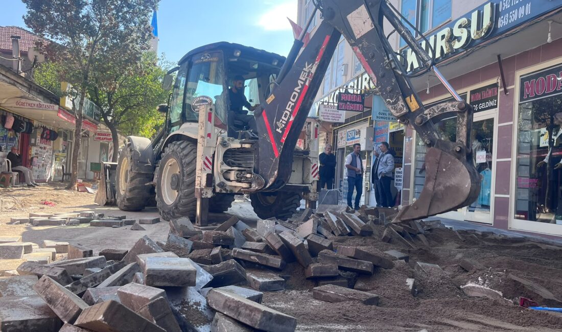 Yozgat’ın Yerköy ilçesinde daha önce araç trafiğine kapatılan Hükümet Caddesi