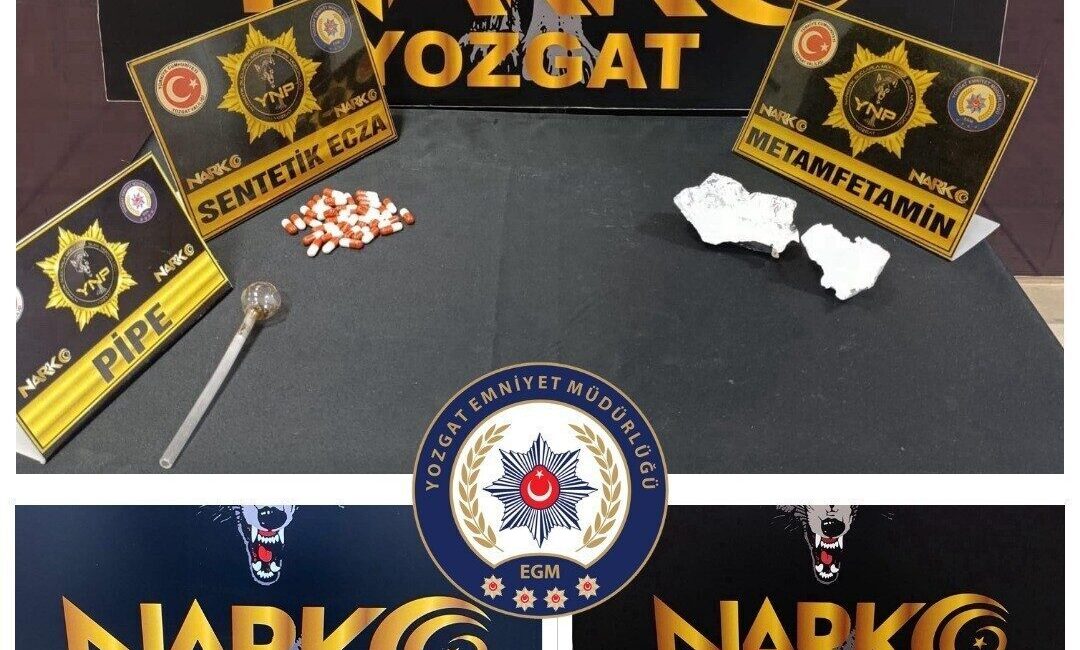 Yozgat’ta gerçekleştirilen operasyonda polis ekipleri, 430 adet sentetik eczanın ele