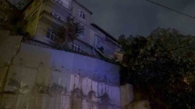 Zonguldak’ta Meşrutiyet Mahallesi Sütliyen Sokak’ta bulunan iki katlı bir binada