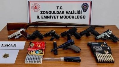 Zonguldak, yasa dışı ve ruhsatsız silah ticareti operasyonunda gözaltına alınan
